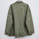 AQUA ROCK アクアロック 未使用品 AQ001 Cotton Cambric Jacket 定価42900円 3B テーラードジャケット 23SS カーキ メンズ【中古】4-0409M♪