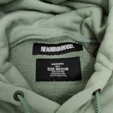 NEIGHBORHOOD スウェット フーディー THICK-H C-HOODED LS 192FPNH-CSM14 M パーカー ライトグリーン メンズ ネイバーフッド【中古】4-0604M♪