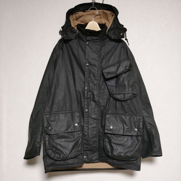 Barbour/MARGARET HOWELL 別注A7 WAX JACKET 定価86900円 XS 4226093 オイルド ジャケット 20AW ブラック メンズ バブアー/マーガレットハウエル【中古】4-1010T∞