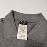 DOLCE&GABBANA D&G ルーニーテューンズ Sylvester ポロシャツ グレー メンズ ドルチェアンドガッバーナ【中古】4-0608S∞