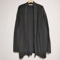 salvy; BD JERSEY CHABAORI JKT BD天竺 茶羽織り 定価22000円 ジャケット カーディガン ニット チャコールグレー メンズ サヴィー【中古】4-0601M∞