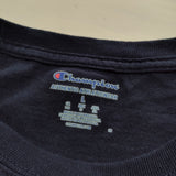 Champion YALE イエール プリント ロンT 長袖Ｔシャツ カットソー ロンＴ ネイビー メンズ チャンピオン【中古】4-0513M△