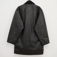 Barbour/BEAUTY&YOUTH 別注 BORDER MOONファブリック サイズ36 千鳥格子 222MWX2134 オイルド コート ブラック メンズ バブアー【中古】4-0423T♪