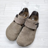 BIRKENSTOCK LONDON TECH 40サイズ 26cm スエード スウェード シューズ・靴 ベージュ メンズ ビルケンシュトック【中古】4-0610G◎