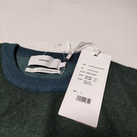 Graphpaper 新品 Jacquard Crew Neck Knit GU233-80281 定価35200円 セーター ニット グリーン メンズ グラフペーパー【中古】4-1111T∞