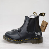 Needles/Dr.Martens 新品 SNAFFLE NDLS サイズ42 サイドゴア ブーツ ブラック メンズ ニードルス/ドクターマーチン【中古】4-0610G◎