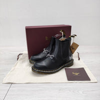 Needles/Dr.Martens 新品 SNAFFLE NDLS サイズ42 サイドゴア ブーツ ブラック メンズ ニードルス/ドクターマーチン【中古】4-0610G◎