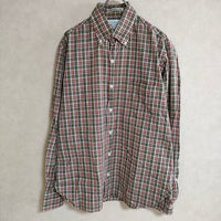 GAMBERT CUSTOM SHIRT チェック柄 ボタンダウン サイズS 長袖シャツ マルチカラー メンズ ギャンバートカスタムシャツ【中古】4-0716M△