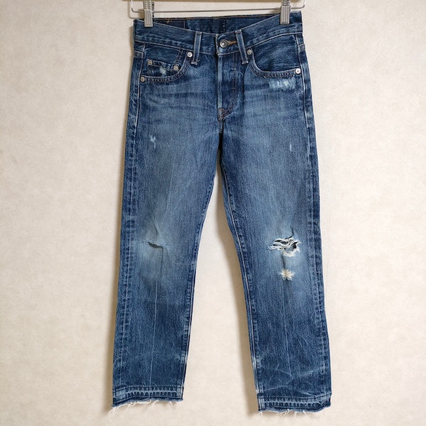 Levi's/violette room 中古衣料リメイク製品 ダメージ カットオフ サイズ26 デニムパンツ ブルー レディース リーバイス/バイオレットルーム【中古】4-0716G△