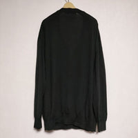 Graphpaper HIGH GAUGE KNIT CARDIGAN GU193-80082B ウール ハイゲージニット カーディガン ブラック メンズ グラフペーパー【中古】4-1111T∞