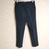 INCOTEX DOESKIN HIGH COMFORT スラックス ストレッチ素材 パンツ ネイビー メンズ インコテックス【中古】4-0716G△