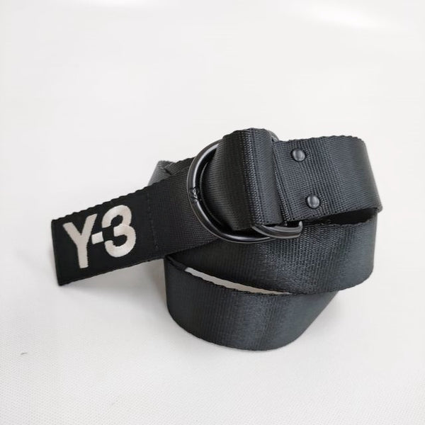 Y-3 リングベルト ヨウジヤマモト アディダス サイズL 130cm ベルト ブラック メンズ ワイスリー/Yohji【中古】4-0818G♪