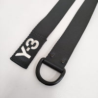 Y-3 リングベルト ヨウジヤマモト アディダス サイズL 130cm ベルト ブラック メンズ ワイスリー/Yohji【中古】4-0818G♪