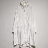 Graphpaper Garment Dyed Poplin Mods Coat GM211-10031 定価71500円 モッズコート ホワイト メンズ グラフペーパー【中古】4-0522M∞