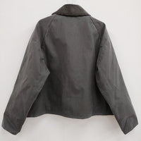 Barbour Bshop別注 BLYTH サイズM ブルゾン ショート丈 オイルド ジャケット グレー メンズ バブアー【中古】4-0508T♪