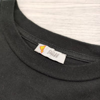 Steiff fragment テディベア サイズL コットン 半袖Ｔシャツ カットソー ブラック メンズ シュタイフ【中古】4-0801S◎