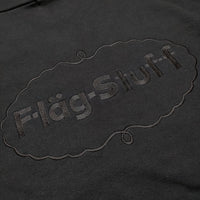 FLAGSTUFF ハーゲンダッツパロディ 刺繍 スウェット サイズM パーカー ブラック メンズ フラッグスタッフ【中古】4-0705M△