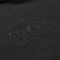 FLAGSTUFF ハーゲンダッツパロディ 刺繍 スウェット サイズM パーカー ブラック メンズ フラッグスタッフ【中古】4-0705M△