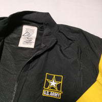 US.ARMY 実物 USED 米軍 U.S.ARMY BLACK APFU MEDIUM-REGULAR トレーニング フィジカル ジャケット ブラック メンズ ユーエスアーミー/アメリカ軍【中古】4-1111M∞