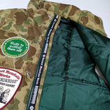 NEIGHBORHOOD/MARMOT CLASSIC DOWN 092DEMAN-JKM02 ワッペン 迷彩 カモ柄 ダウンベスト カーキ メンズ ネイバーフッド/マーモット【中古】4-1111T∞