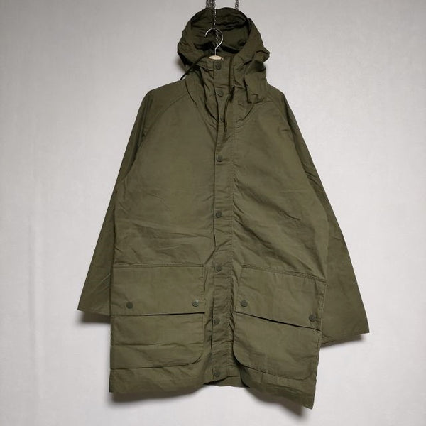 Barbour OVERSIZE HOODED BEDALE ビデイル フーディー ノンワックス ブルガリア製 ジャケット カーキ メンズ バブアー【中古】4-1111M∞