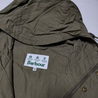 Barbour OVERSIZE HOODED BEDALE ビデイル フーディー ノンワックス ブルガリア製 ジャケット カーキ メンズ バブアー【中古】4-1111M∞