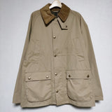 Barbour BEDALE SL PEACHED ビデイル ノンワックス 1901110 ジャケット ベージュ メンズ バブアー【中古】4-1111M∞