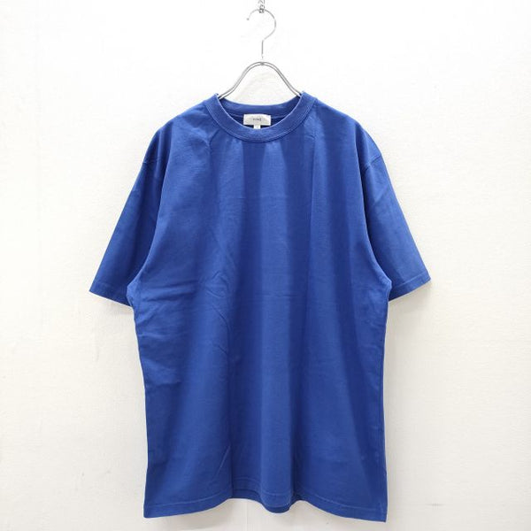 HYKE SHORT-SLV TEE サイズ4 コットン 無地 半袖Ｔシャツ カットソー ブルー メンズ ハイク【中古】4-0801S◎