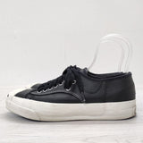 CONVERSE BIOTOP別注 JACK PURCELL 27cm レザー 革 1SC710 ローカット スニーカー ブラック メンズ コンバース【中古】4-0826G◎