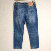 Levi's 502 W30 L32 加工 デニムパンツ ブルー メンズ リーバイス【中古】4-0624G△