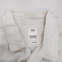 VISVIM FREE EDGE SHIRT S/S PEERLESS 0120305011006 サイズ3 半袖シャツ アイボリー メンズ ビズビム/ヴィズヴィム【中古】4-0818S♪