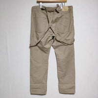VISVIM FLUXUS 15 CHINO F.I.L. EXCLUSIVE サスペンダー チノパンツ ベージュ メンズ ビズビム/ヴィズヴィム【中古】4-0722G∞