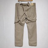 VISVIM FLUXUS 15 CHINO F.I.L. EXCLUSIVE サスペンダー チノパンツ ベージュ メンズ ビズビム/ヴィズヴィム【中古】4-0722G∞