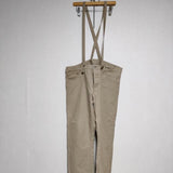 VISVIM FLUXUS 15 CHINO F.I.L. EXCLUSIVE サスペンダー チノパンツ ベージュ メンズ ビズビム/ヴィズヴィム【中古】4-0722G∞