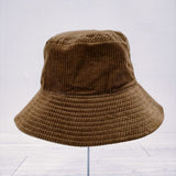 ULTERIOR SUPIMA CORDUROY BUCKET HAT ULHT02-19C05U サイズFREE 帽子 ハット オウド色 メンズ アルテリア【中古】4-1104T◎