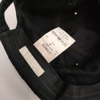 ULTERIOR BIZEN GABARDINE 6 PANELED CAP ULHT01-EC67U 帽子 キャップ ブラック メンズ アルテリア【中古】4-0707G♪