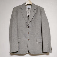 nuterm 3B Jacket コットン 001JK-021W テーラードジャケット ライトグレー メンズ ニューターム【中古】4-1225T∞