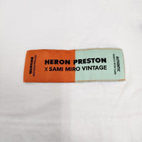 HERON PRESTON SAMI MIRO プリント 定価41800円 HMAS20-001 M 半袖Ｔシャツ カットソー ホワイト メンズ ヘロン プレストン【中古】4-0818S♪