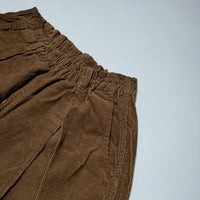 UDA  ユーディーエー SURFIDE DYES EASY PANT コットンポリエステル コーデュロイ パンツ ブラウン メンズ【中古】4-1225T∞