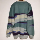 Graphpaper Jacquard Crew Neck Knit GU223-80281 定価41800円 セーター ニット ライトグリーン メンズ グラフペーパー【中古】4-0902T∞