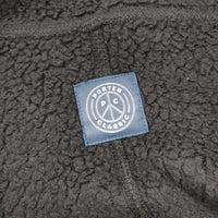 PORTER CLASSIC FLEECE SHIRT JACKET ジップアップボアジャケット フリース パイピング サイズ2 ジャケット ネイビー メンズ ポータークラシック【中古】4-1107A◆