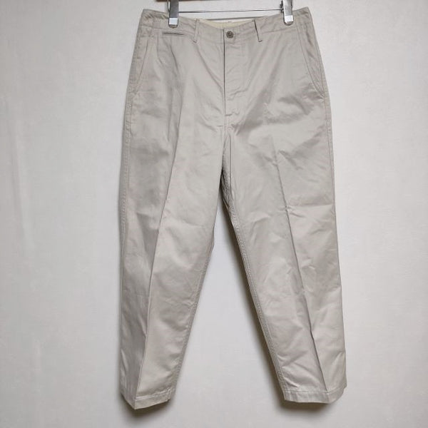 SCYE BASICS sanJoaquin Cotton Chino 41Khaki Trousers 定価34100円 5723-81501 チノパンツ ベージュ メンズ サイベーシックス【中古】4-0729G∞