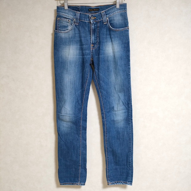 Nudie Jeans オーガニックコットン W29L32 デニムパンツ ブルー メンズ ヌーディージーンズ【中古】4-0813G△