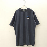 patagonia スカイライン ステンシル レスポンシビリティー STY37673 サイズM 半袖Ｔシャツ カットソー ネイビー メンズ パタゴニア【中古】4-0801S◎