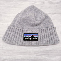 patagonia 22AW ブロデオ・ビーニー STY29206FA22 ウール混 帽子 ニットキャップ グレー メンズ パタゴニア【中古】4-1104T◎