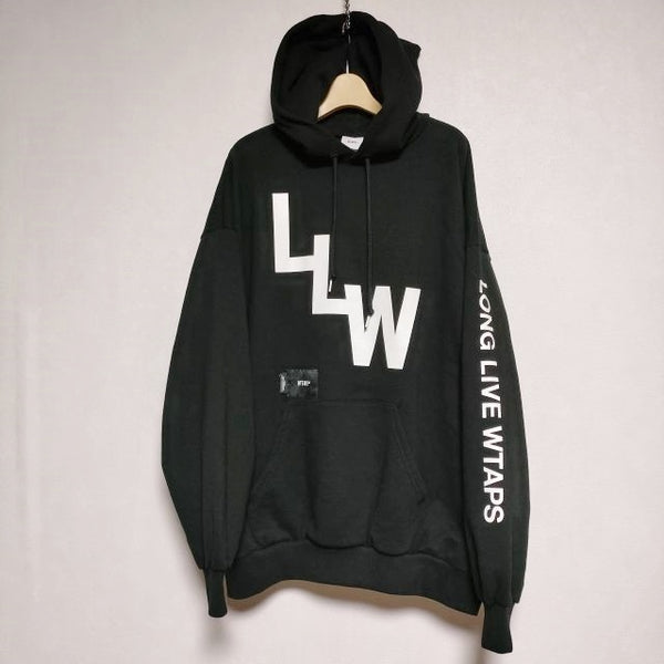 WTAPS LLW HOODY コットン 裏起毛 パーカー ブラック メンズ ダブルタップス【中古】4-0829T∞