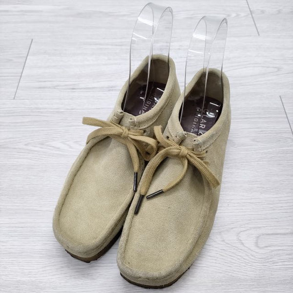 Clarks WARABEE ワラビー サイズUK6 1/2 シューズ・靴 ベージュ メンズ クラークス【中古】4-1004G◎