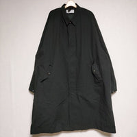 STANDARD JOURNAL KISHITA Coat オーバーサイズ コットンナイロン 比翼ボタン コート ブラック メンズ スタンダードジャーナル【中古】4-0824T∞