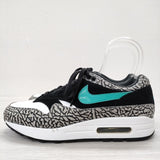 NIKE ×atmos Air Max 1 Premium Retro Elephant 908366-001 28cm スニーカー ブラック グリーン メンズ ナイキ【中古】4-0718G◎