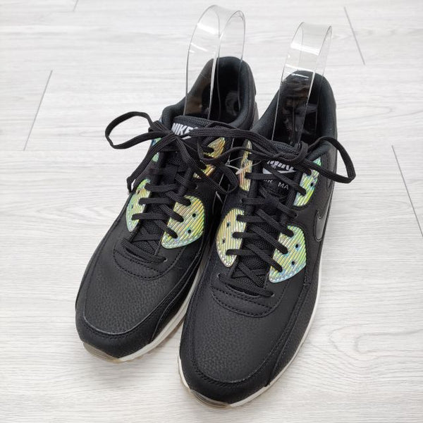 NIKE WMNS AIR MAX 90 PREM 443817-008 28cm スニーカー ブラック ホワイト メンズ ナイキ【中古】4-1004G◎